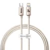 Baseus Crystal Shine USB Type C - Lightning gyorstöltő kábel 20W 1,2m rózsaszín (CAJY001304) thumbnail