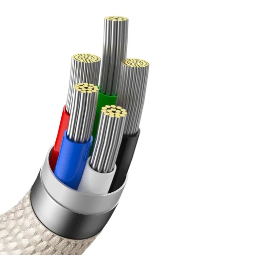 Baseus Crystal Shine USB Type C - Lightning gyorstöltő kábel 20W 2m rózsaszín (CAJY001404) - 5