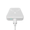 Baseus Magnetic Mini gyorstöltős power bank 10000mAh 20W + Type-C - Type-C kábel 60W (20V / 3A) 0.5m fehér (PPCX030002) thumbnail