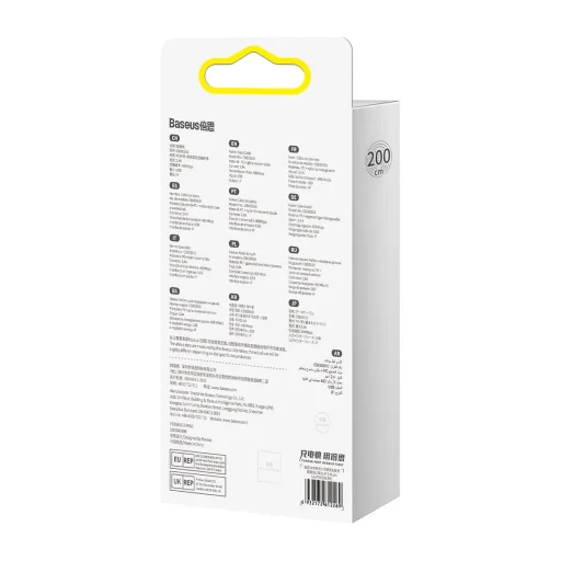 Baseus MVP 2 90 fokban döntött gyorstöltős adatkábel USB -Lightning 2.4A 2m fekete/piros (CAVP000120) - 12