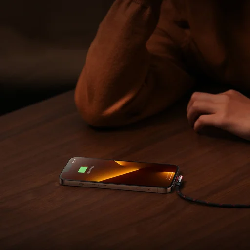 Baseus MVP 2 90 fokban döntött gyorstöltős adatkábel USB Type C/ Lightning 20W 1m fekete/piros (CAVP000220) - 17