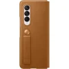Samsung Galaxy Z Fold 3 Samsung EF-FF926LAE Leather bőr gyári fliptok Camel (S Pent nem tartalmaz) thumbnail