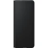Samsung Galaxy Z Fold 3 Samsung EF-FF926LBE Leather bőr gyári fliptok fekete (S Pent nem tartalmaz) thumbnail