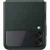 Samsung Galaxy Z Flip 3 5G Leather Cover, Gyári Bőr Tok, zöld thumbnail