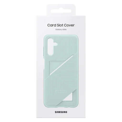 Samsung Galaxy A04S Card Slot szilikon gyári tok zöld (EF-OA047TGEGWW) - 6