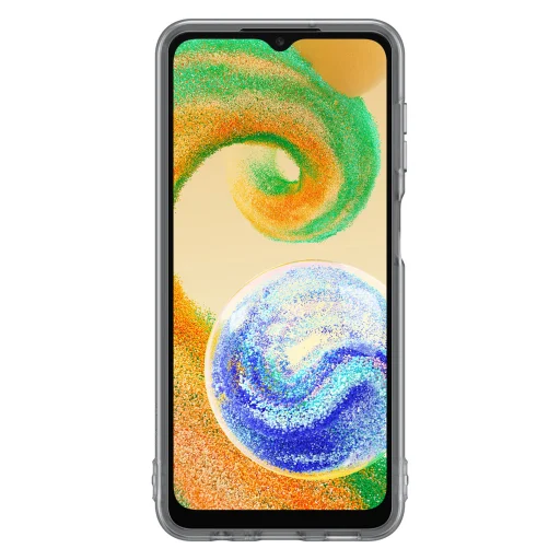 Samsung Galaxy A04S Samsung Soft Clear gyári szilikon tok fekete (EF-QA047TBEGWW) - 4