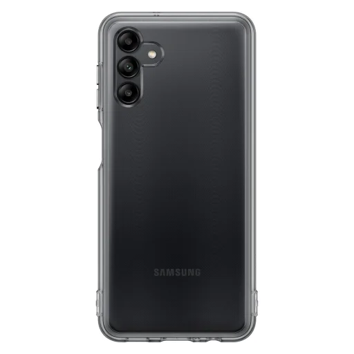 Samsung Galaxy A04S Samsung Soft Clear gyári szilikon tok fekete (EF-QA047TBEGWW) - 1