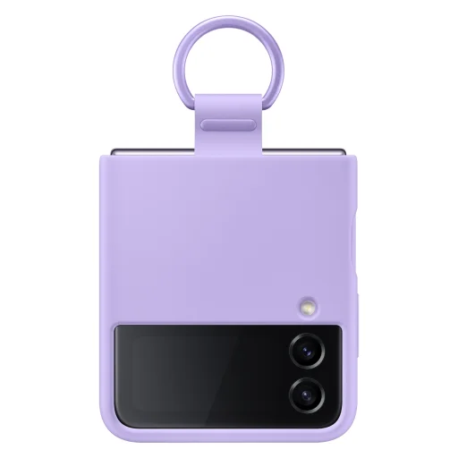 Samsung Galaxy Z Flip 4 Samsung Ring Silicone gyári tok lila (EF-PF721TVEGWW) - 5