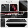 iPhone 14 Pro Max Spigen Rugged Armor Mag MagSafe tok matt fekete thumbnail