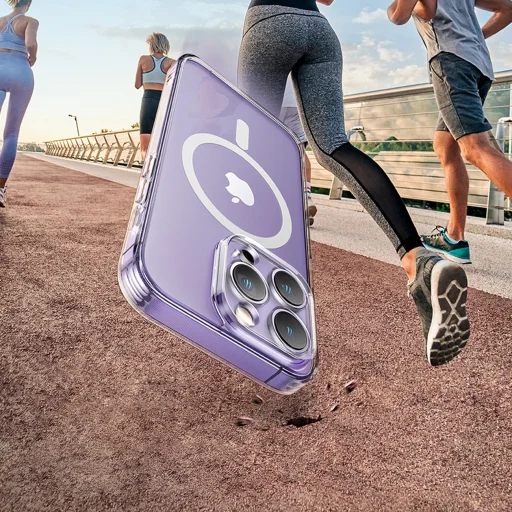 iPhone 14 Pro Ugreen Classy Clear Magnetic Protective tok MagSafe kompatibilis átlátszó - 4