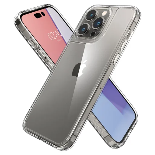iPhone 14 Pro Spigen Quartz Hybrid Crystal Clear tok - 6