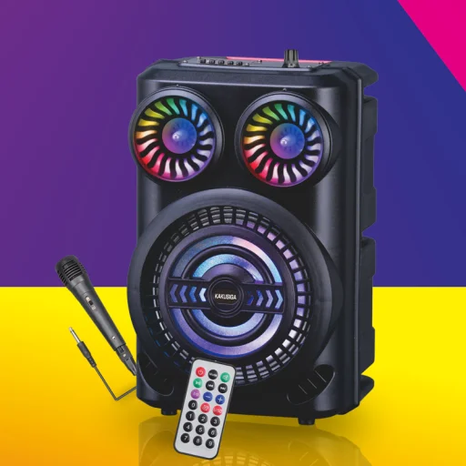 Kaku Hongyin Bluetooth Hangszóró Karaoke funkcióval és mikrofonnal fekete - 4