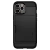 iPhone 12/12 Pro Spigen Slim Armor CS tok fekete (ACS01707) thumbnail