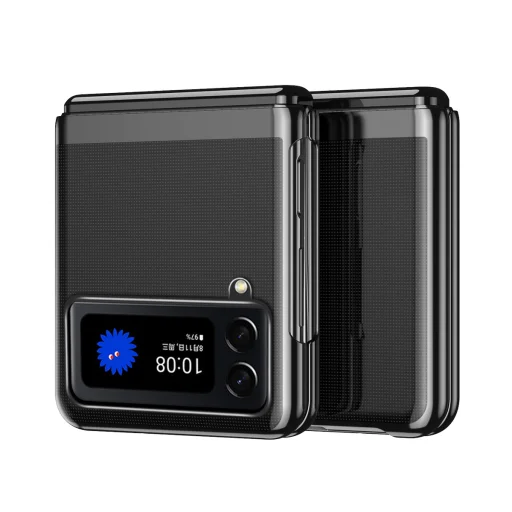 Samsung Galaxy Z Flip 3 Electroplating frame tok fekete - 5