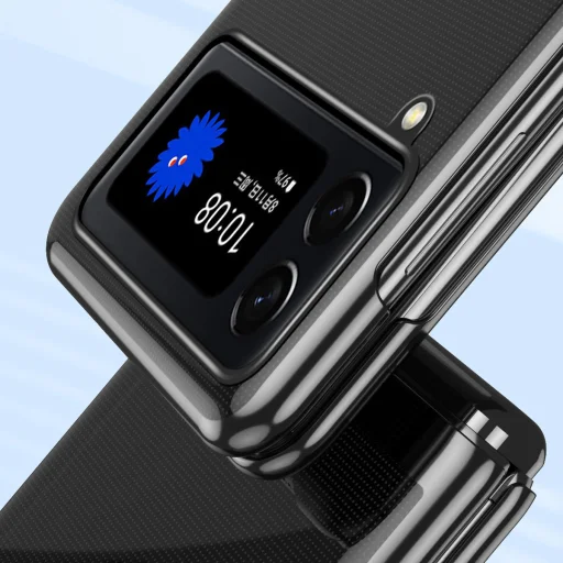 Samsung Galaxy Z Flip 3 Electroplating frame tok fekete - 6