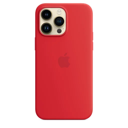 iPhone 14 Pro Max szilikontok (PRODUCT)RED (MPTR3ZM/A) Apple gyári MagSafe-rögzítésű - 3