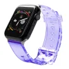 Apple Watch 4/5/6/7/8/SE/Ultra (42/44/45/49mm) Strap Light Silicone óraszíj lila thumbnail