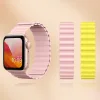 Apple Watch 4/5/6/7/8/SE (38/40/41mm) Kingxbar mágneses óraszíj piros thumbnail