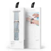 Apple Watch 2/3/4/5/6/7/SE (41/40/38mm) Dux Ducis band 7 csillogó óraszíj kék thumbnail