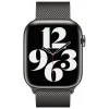Apple Watch 7/8 45mm rozsdamentes acél mágneses óraszíj piros thumbnail