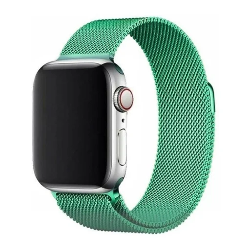 Apple Watch 7/8 45mm rozsdamentes acél mágneses óraszíj menta - 12