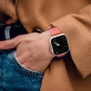 Apple Watch 4/5/6/7/8/SE (38/40/41mm) Dux Ducis Genuine bőr óraszíj piros thumbnail
