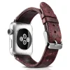 Apple Watch Watch 8/7/6/5/4/3/2/SE (41/40/38mm) iCarer valódi bőr óraszíj piros (RIW103-WI) thumbnail