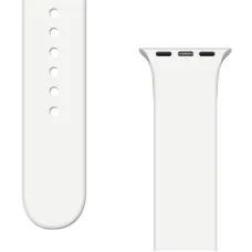 Apple Watch 4/5/6/7/8/SE/Ultra (42/44/45/49mm) Silicone APS óraszíj fehér