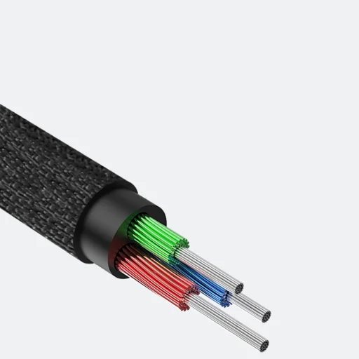 Baseus Yiven M30 sztereó AUX audiokábel 3.5mm mini jack 1.5m ezüst-fekete (CAM30-CS1) - 16