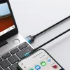 Baseus MVP 2 90 fokban döntött kábel USB / Lightning 1m 2.4A kék (CAVP000021) thumbnail