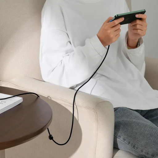 Baseus MVP 2 90 fokban döntött kábel USB / Lightning 1m 2.4A kék (CAVP000021) - 4