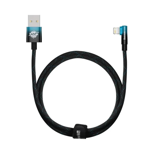 Baseus MVP 2 90 fokban döntött kábel USB / Lightning 1m 2.4A kék (CAVP000021) - 1