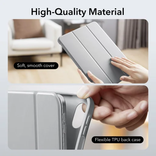 iPad 10.9 2022 ESR Rebound Pencil tok szürke - 3