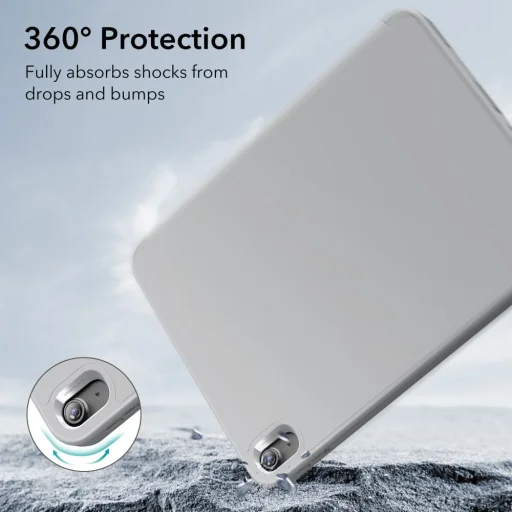 iPad 10.9 2022 ESR Rebound Pencil tok szürke - 4