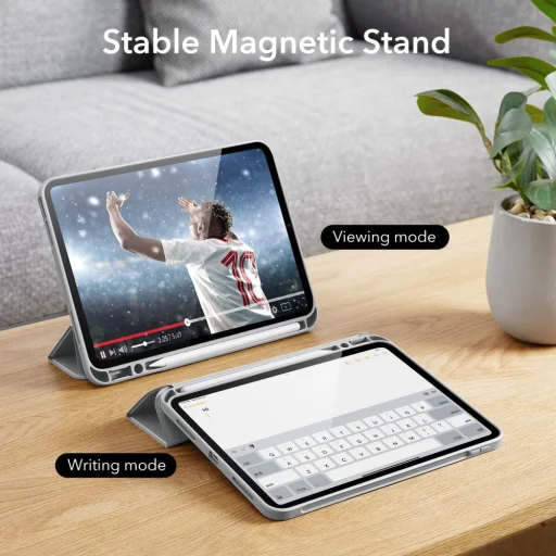 iPad 10.9 2022 ESR Rebound Pencil tok szürke - 5