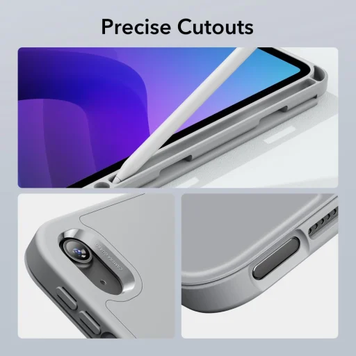 iPad 10.9 2022 ESR Rebound Pencil tok szürke - 6