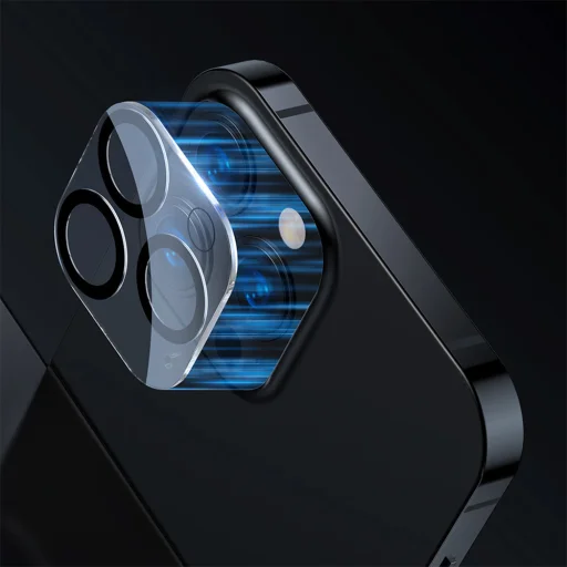 iPhone 14 Pro/14 Pro Max/15 Pro/15 Pro Max kameralencse védő üvegfólia - 4