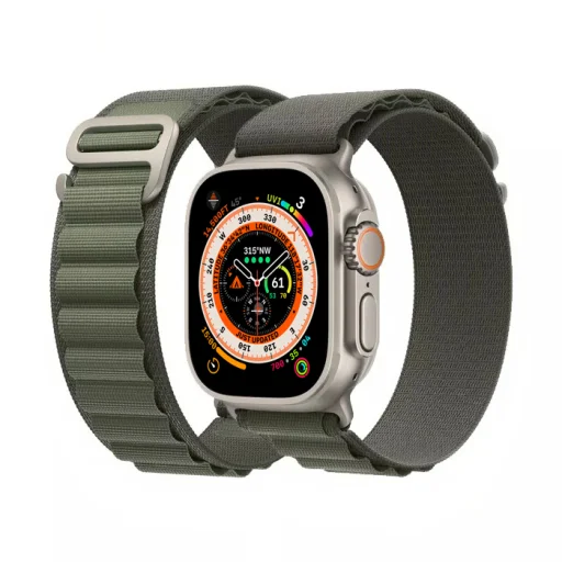 Apple Watch 4/5/6/7/8/SE (38/40/41mm) alpesi pánt, óraszíj zöld Alphajack - 1