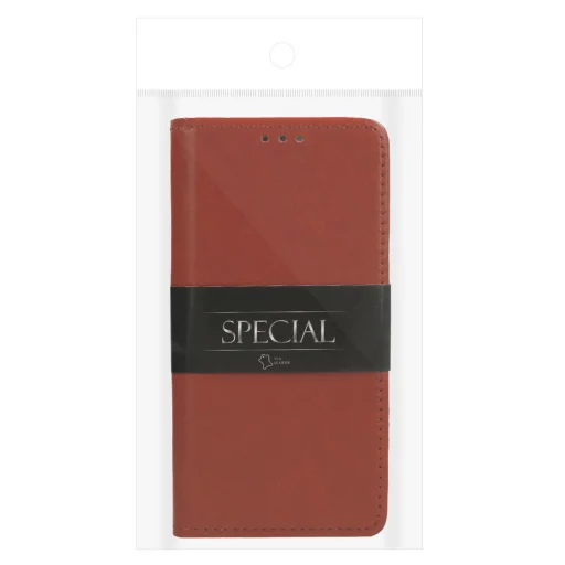 iPhone 14 Pro Max Book Special bőr fliptok barna - 1