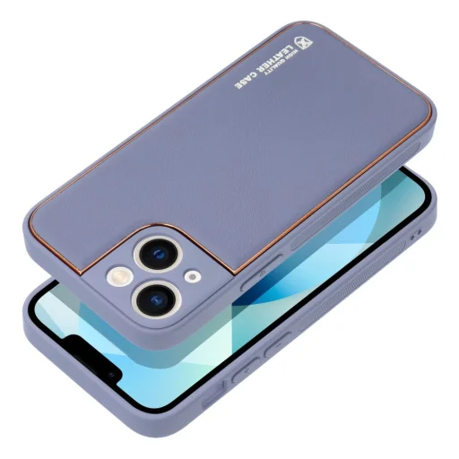 iPhone 14 Forcell Leather tok kék - 2