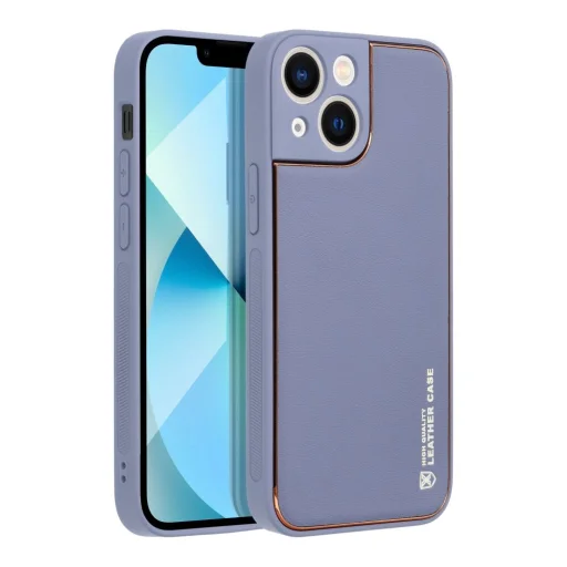 iPhone 14 Forcell Leather tok kék - 3