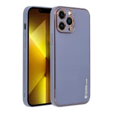 iPhone 14 Pro Max Forcell Leather tok kék