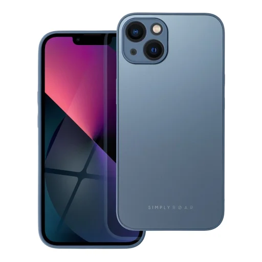 iPhone 13 Roar Matt Glass tok kék - 1