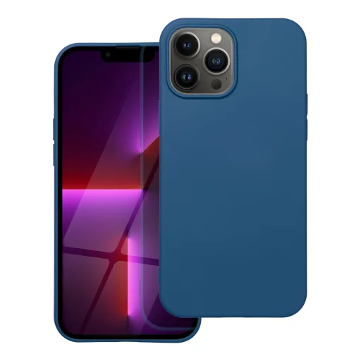 iPhone 14 Pro Max Szilikon Lite tok kék - 1