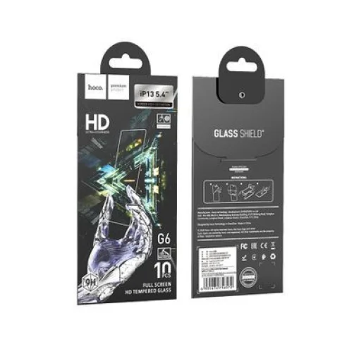 iPhone 13 Mini HOCO instant HD kijelzővédő üvegfólia multipack 10db - 3