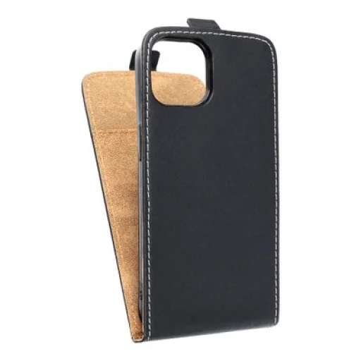 iPhone 14 Plus Slim Flexi Fresh függőlegesen nyíló fliptok fekete - 1