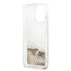 iPhone 14 Pro Guess GUOHCP14LGLHFLGO Liquid Glitter Charms PC tok arany thumbnail