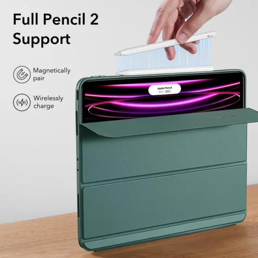 iPad Pro 12.9 2021/2022 ESR Ascend Hybrid tok erdőzöld - 2