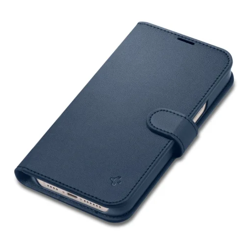iPhone 14 Spigen Wallet S fliptok kék - 13