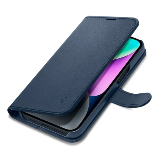 iPhone 14 Spigen Wallet S fliptok kék - 6